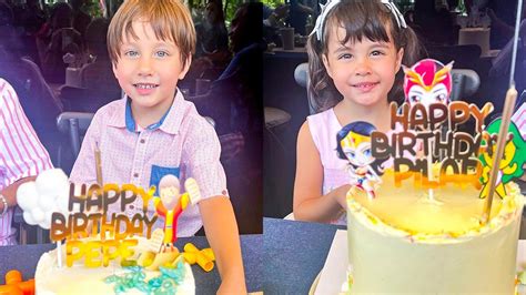 Korina Sanchez's twins Pepe and Pilar celebrate 4th birthday.